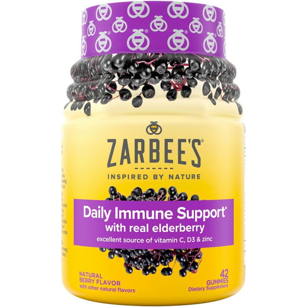 Zarbee's Daily Immune Support Elderberry Gummies