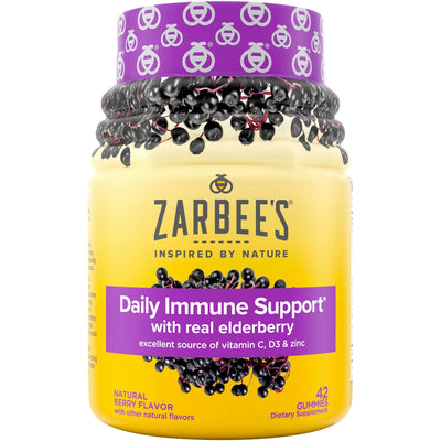 Zarbee's Daily Immune Support Elderberry Gummies