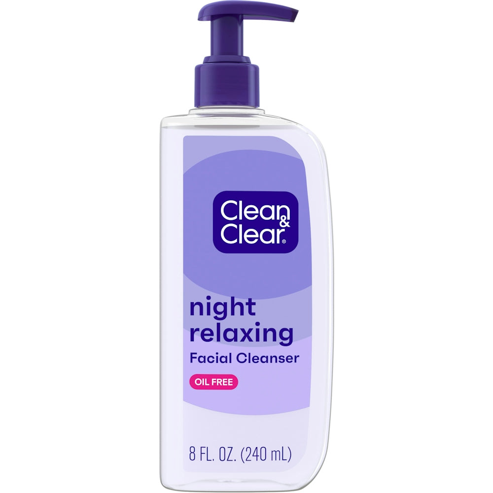 Nettoyant Visage Nettoyant Profond Relaxant Clean & Clear Nuit - 8 Fl Oz