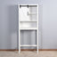 Elegant Over-the-Toilet Storage Cabinet with Adjustable Shelves