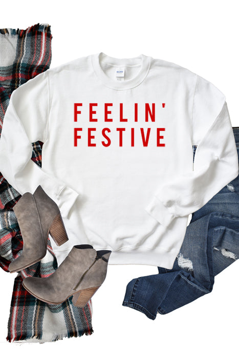 Feelin' Festive Unisex Sweatshirt - Korvel