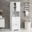 Elegant Tall Bathroom Cabinet with Ample Storage Space