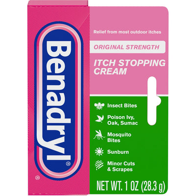 Benadryl Original Strength Itch Stopping Cream 1 Oz