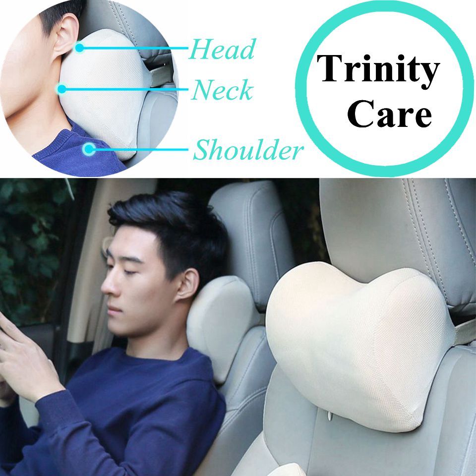Coussin de tête en mousse à mémoire de forme premium pour voiture