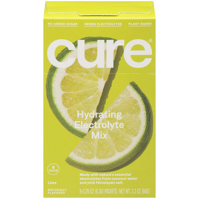 Mélange d'électrolytes au citron vert Cure Hydration