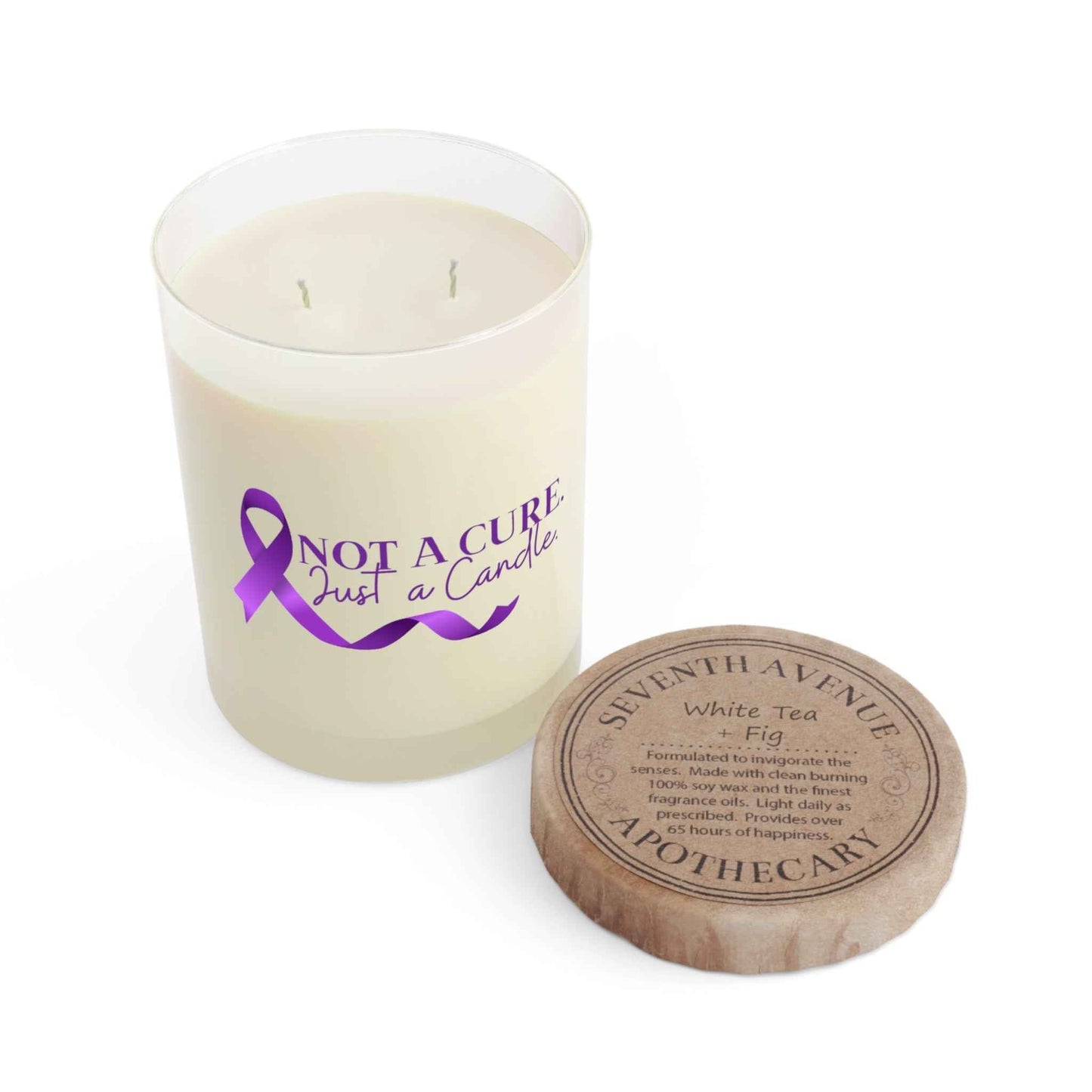 Epilepsy Awareness Soy Candle – Not a Cure, Just a Candle