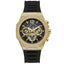 Montre multifonction Guess pour homme Momentum noir et doré