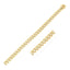 Bracelet classique Miami Cuban en or jaune 14 carats