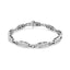14K White Gold 2.00 Cttw Invisible-Set Princess Diamond Bracelet - 7.25"