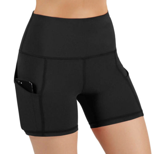 Shorts Deportivos de Cintura Alta Jolie con Bolsillos Laterales