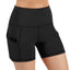 Shorts de sport taille haute Jolie de JupiterGear avec poches