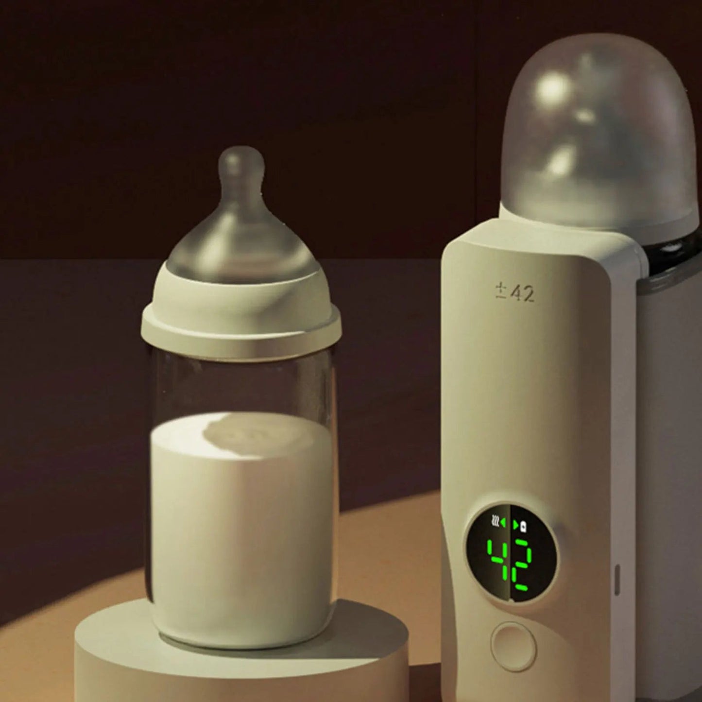 Calentador de biberones Digital recargable con carga USB para Picnic y Camping - Korvel