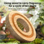 Solar Rotating Helicopter Aromatherapy Car Ornaments Car Air Freshener Alloy + ABS Wooden Aromatherapy Machine - Korvel