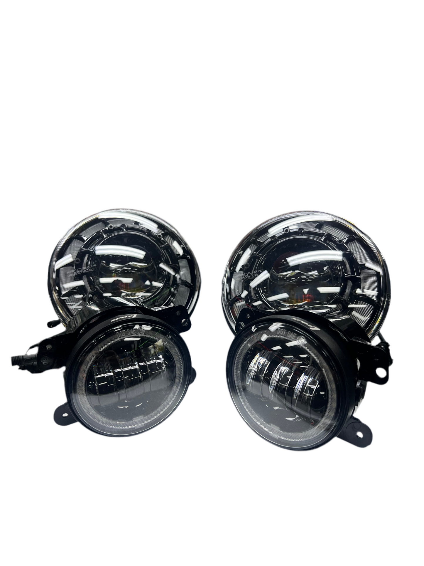 SPDZ1 Oculus 7” RGB LED Headlights & Fog Light Kit