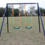 Two Station Swing Set for Children - Korvel
