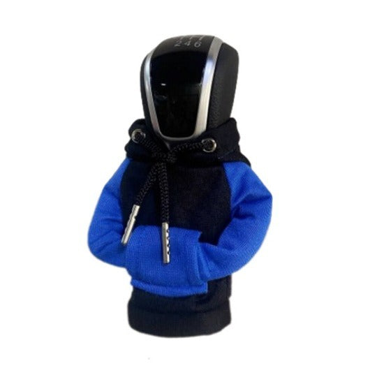 Automotive Interior Accessories Fashionable Hooded Shirt Shift Knobs Mini Hoodie Car Gear Shift Cover - Korvel