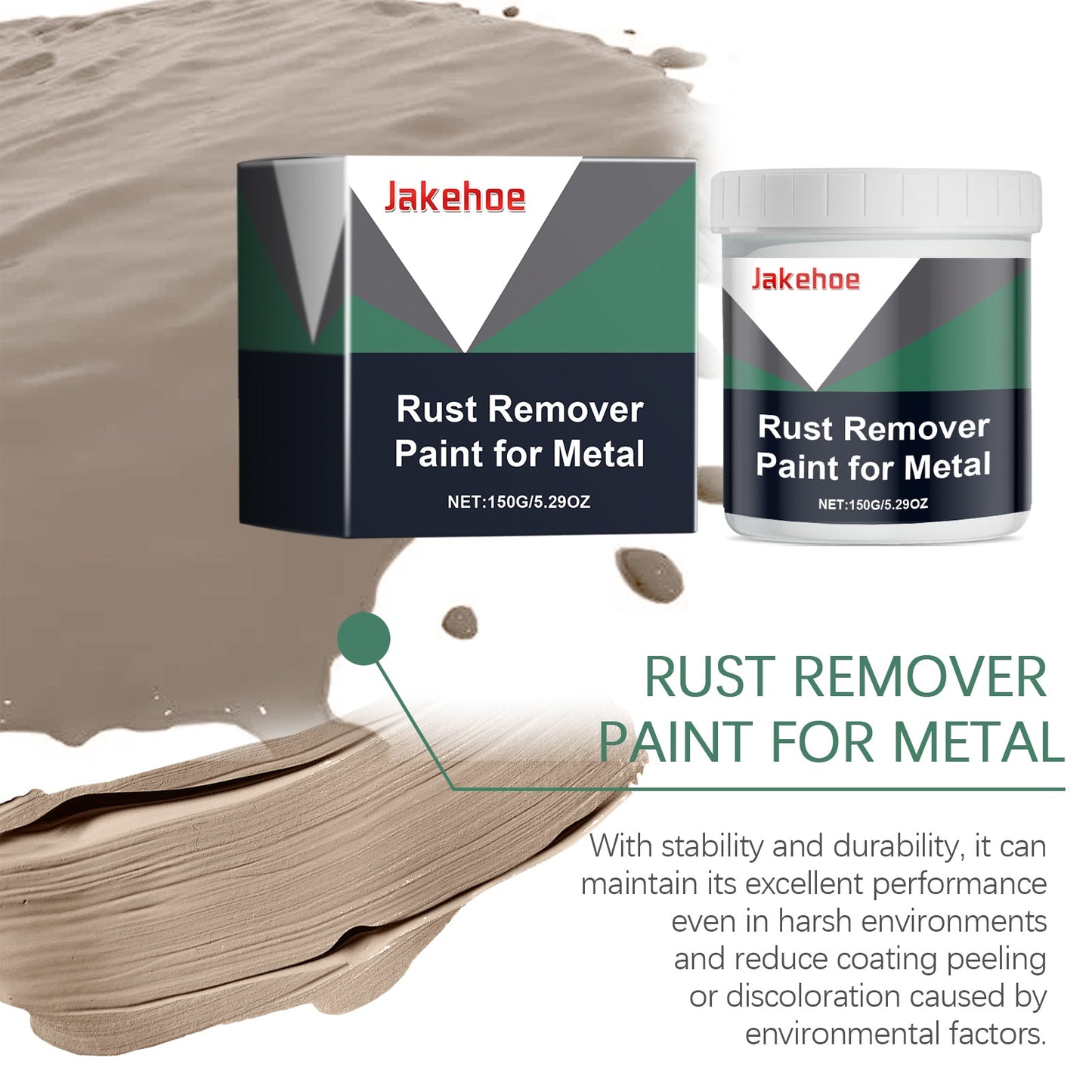 Metal Rust Removal Paint Metal Surface Rust Prevention Durable Protection Rust Quick Dry Rust Removal Paint - Korvel