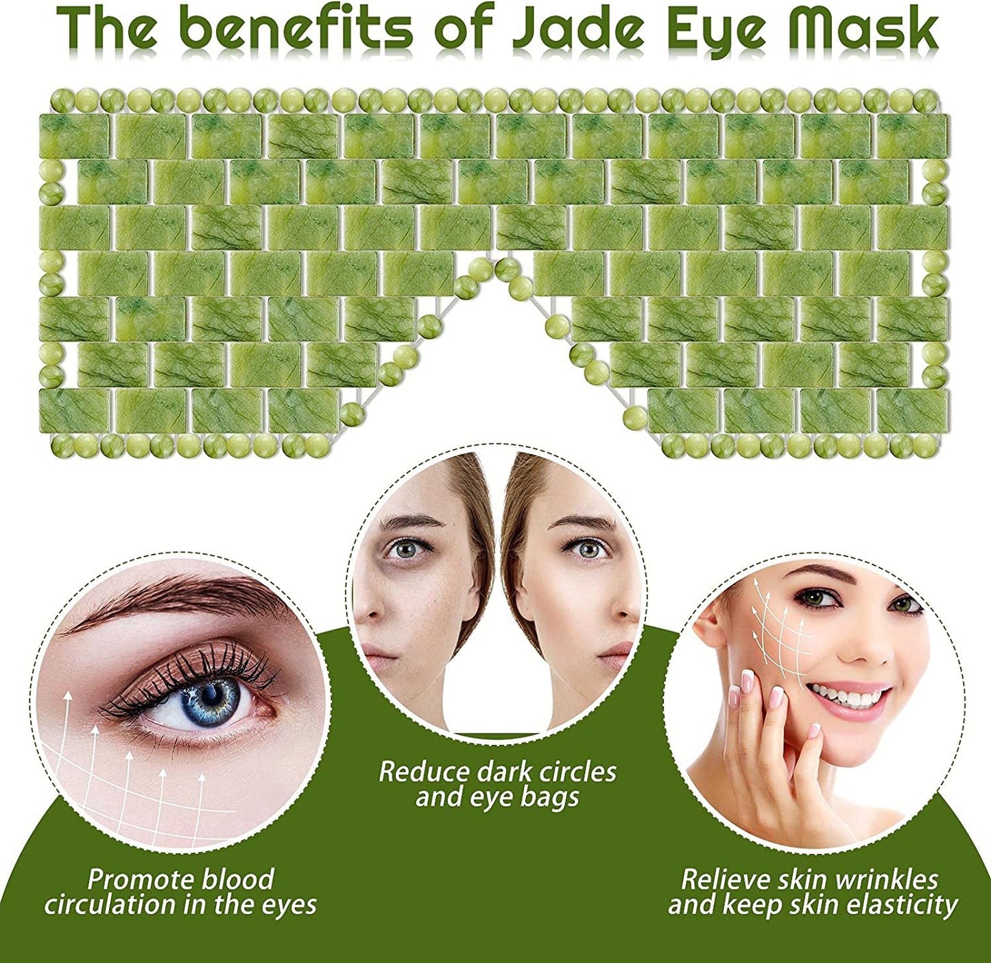Cortina de Ojos de Jade - Máscara de Protección Ocular Premium
