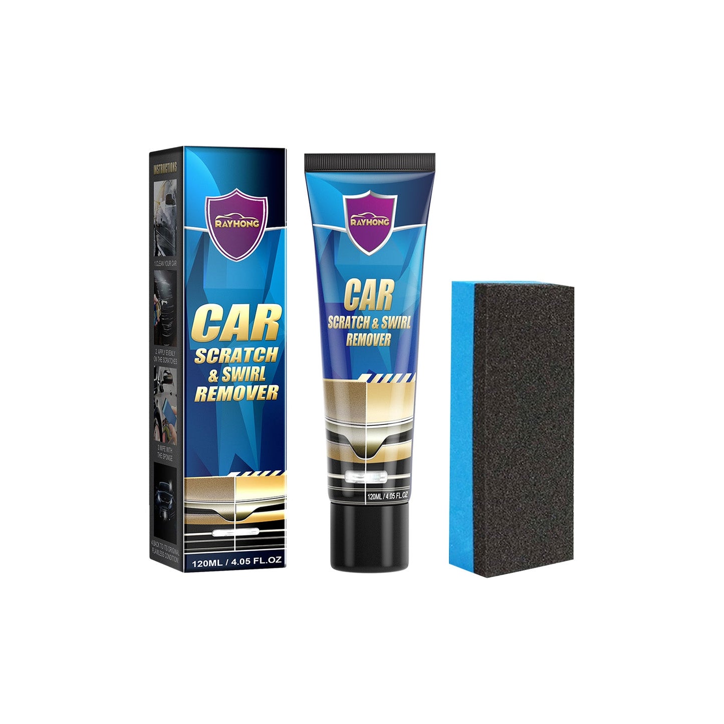 Crema Premium para Reparación de Rayones de Automóviles para Mantenimiento de Vehículos