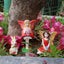 Creative resin elf statue with mushroom flower fairy ornaments - Korvel