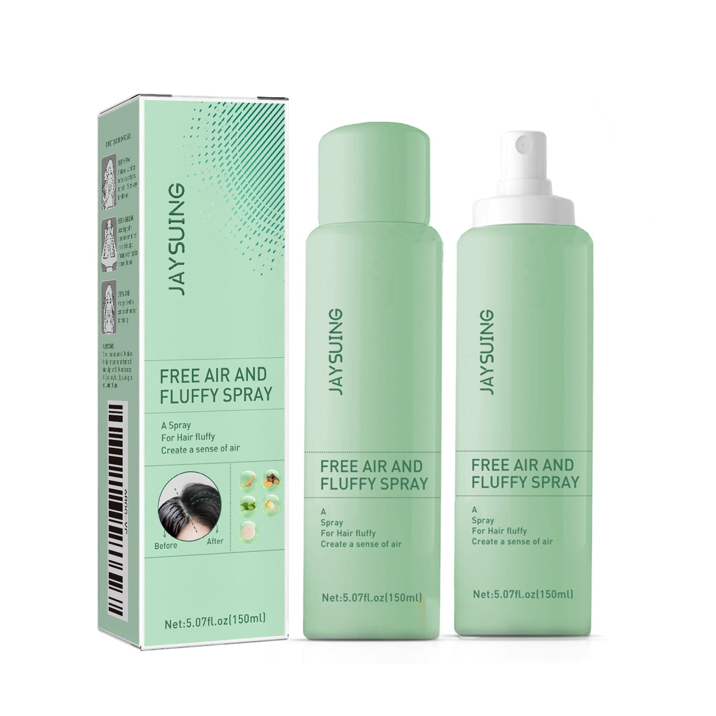 Spray Volumisant Premium pour Cheveux Fluffy et Contrôle de l'Huile