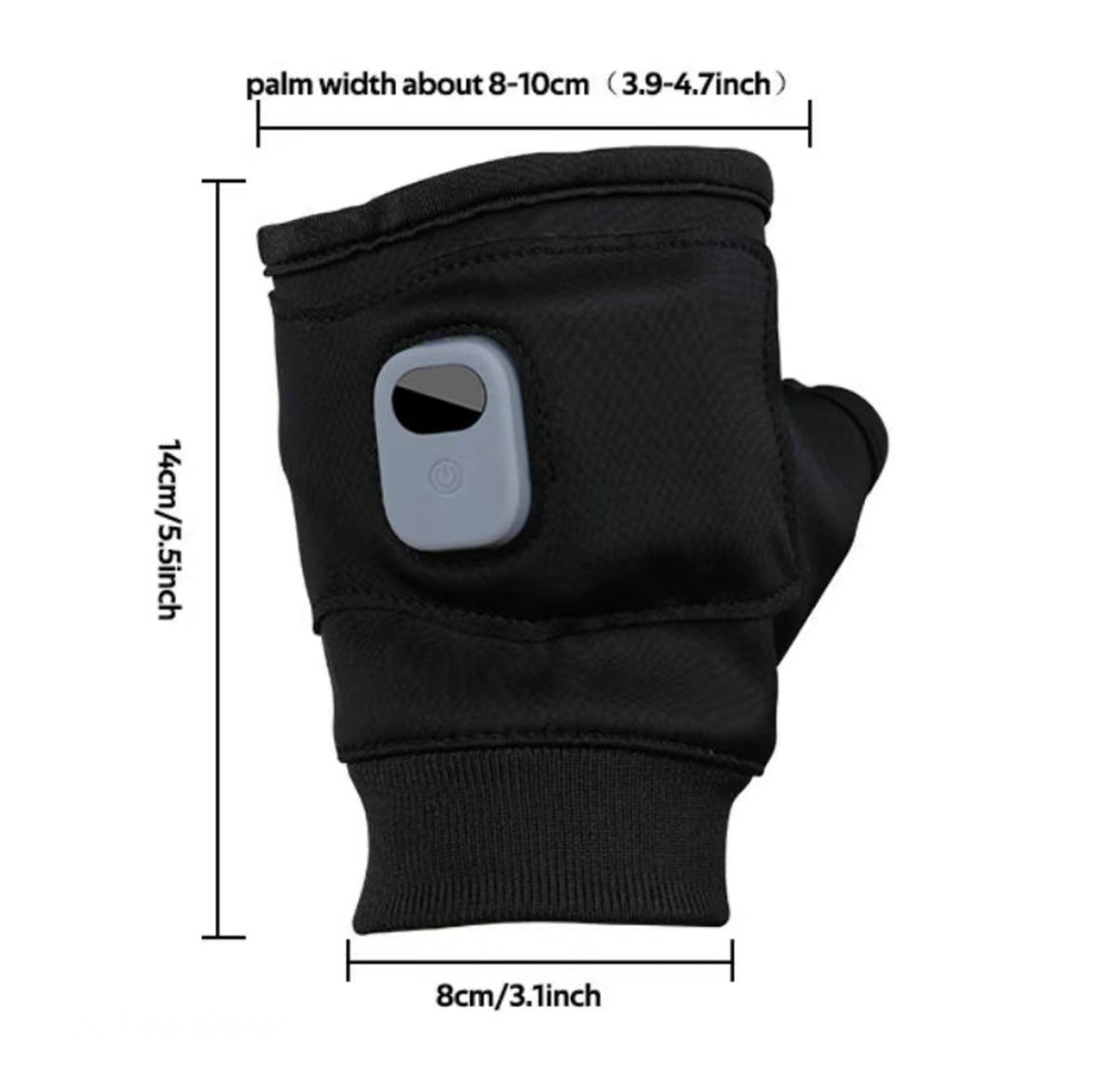 Guantes sin dedos recargables HeatFlex