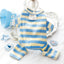 Dog Clothes Spring and Summer Thin Wide Striped Four-legged Home Clothes Bottoming Shirt Small Dog Teddy Pet - Korvel