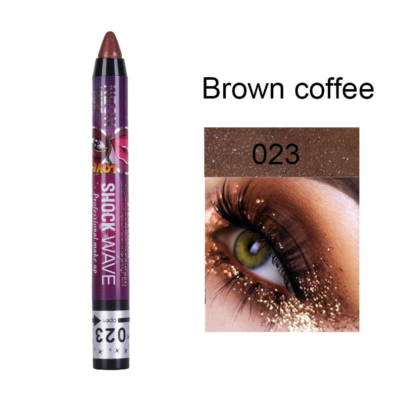KISS SUSY 36 color eye shadow pencil stick lip pencil 2 in 1 is not easy to smudge - Korvel