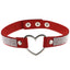 Collar de Rhinestone en Forma de Corazón Harajuku