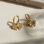 18K Gold-Plated Bow Earrings - Korvel