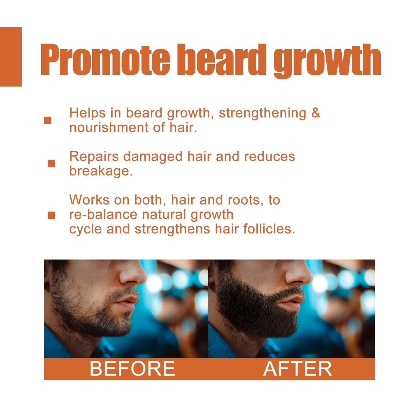 Premium Beard Growth Care Oil for Nourished Facial Hair