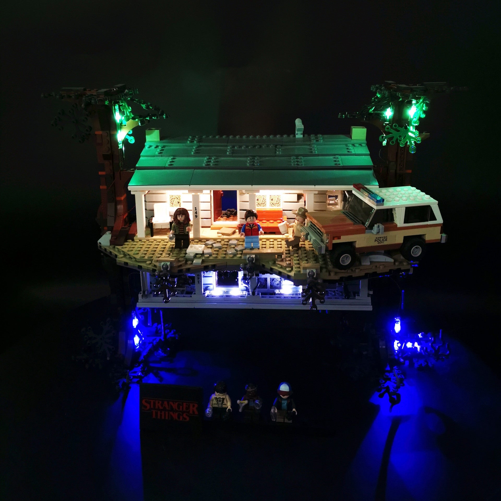 LP building block lighting is compatible with LEGO 75810 Stranger Things: Reversing the World LED lights and building block lighting - Korvel