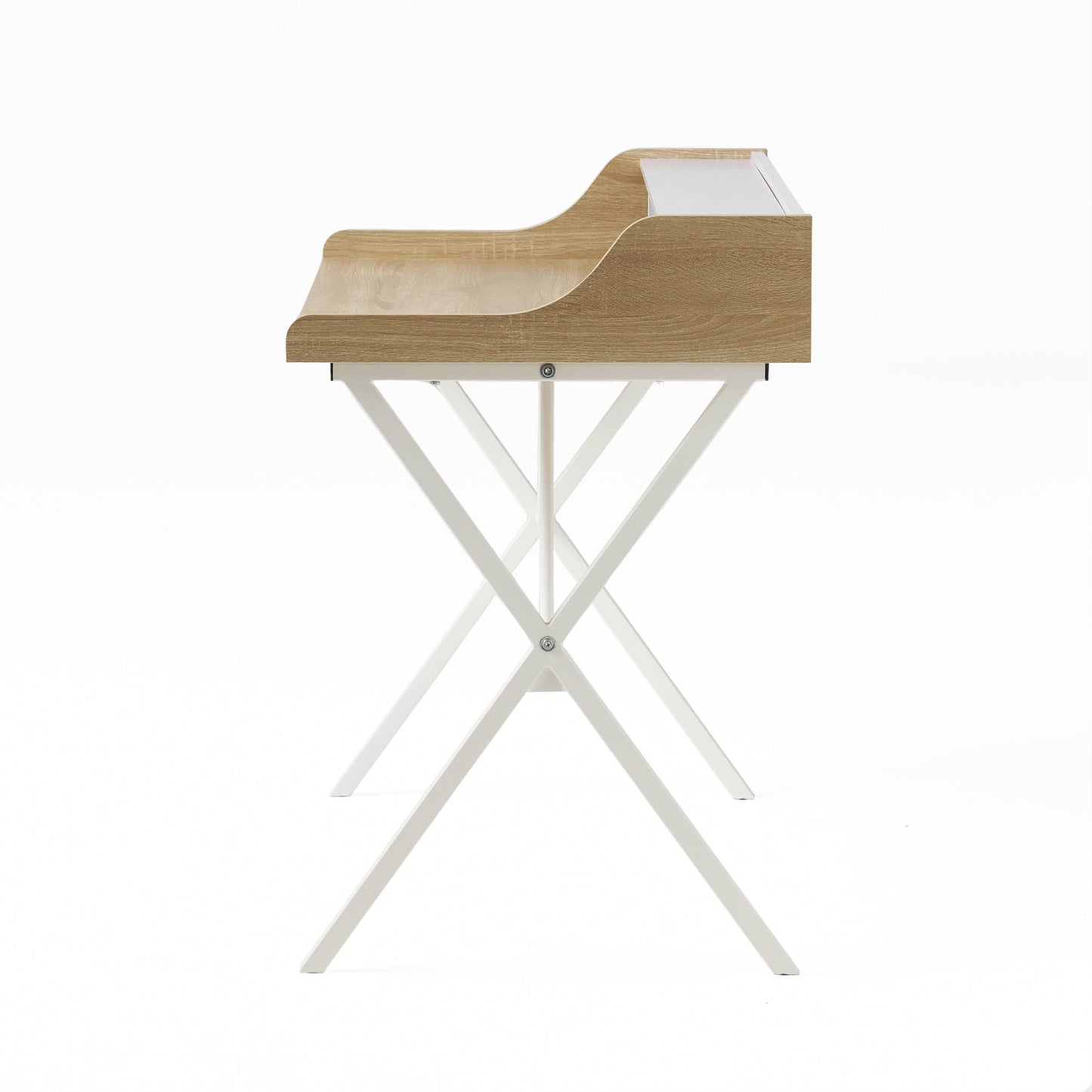 Elegant White Computer Desk for Modern Offices