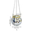 Hanging mirror shaped plastic flower pots gardening baskets disco flower pots - Korvel