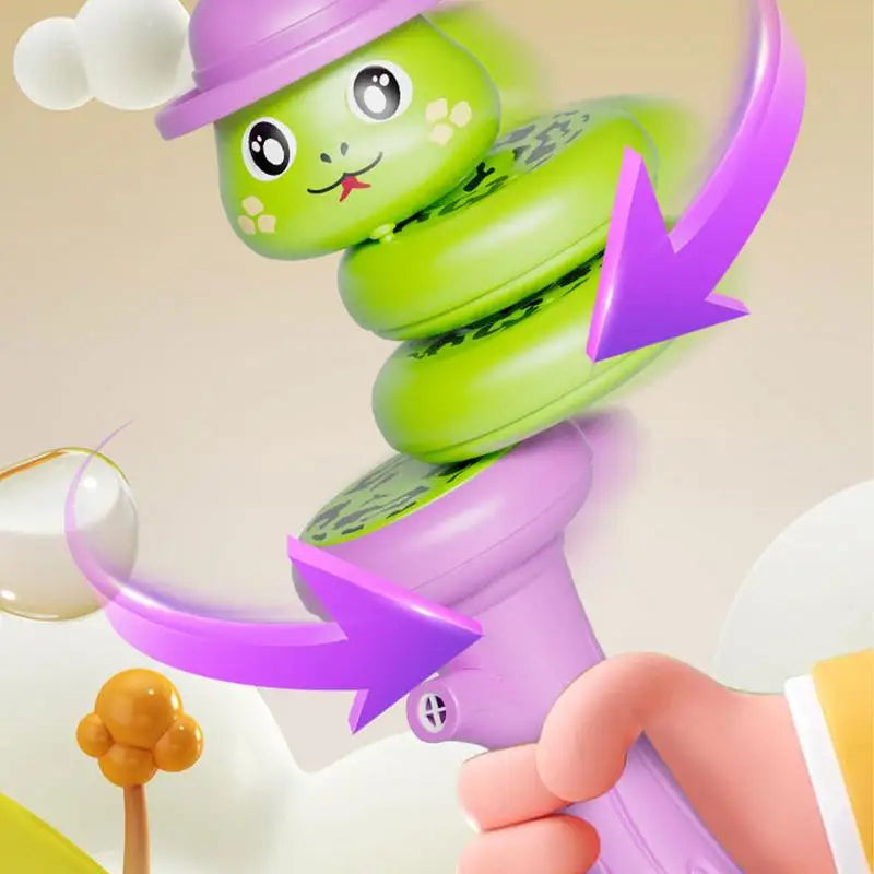 Cartoon Snake-Shaped Whistle Twisting Snake Rotating Duck Dragon Decompression Swinging Force Control Balance Toy - Korvel