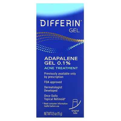Differin Adapalene Gel 0.1% Acne Treatment - 4-Pack