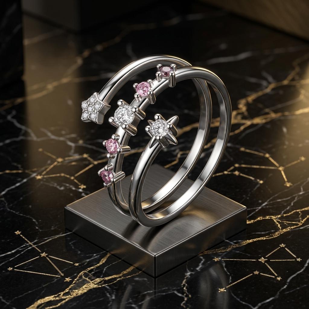 Bague de fiançailles élégante en argent sterling 925 avec pavé en CZ