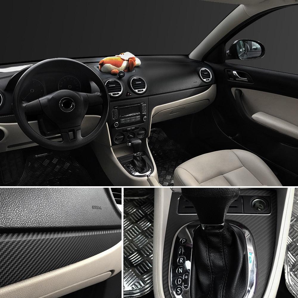 3D Carbon Fiber Vinyl Car Wrap Sheet - Premium Quality