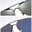 Lunettes de pilote premium avec grande monture pour hommes