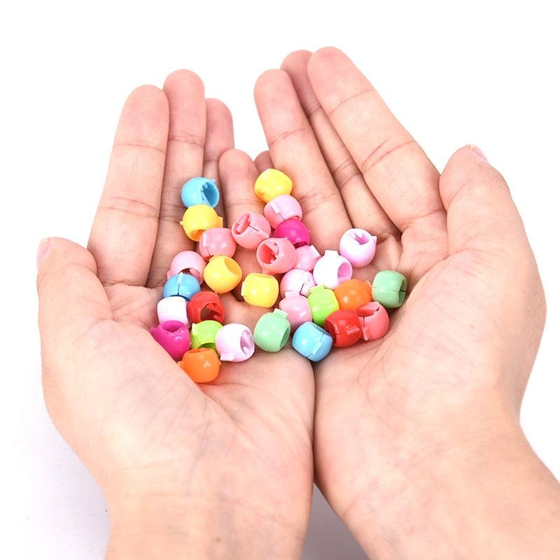 30-Piece Candy Color Hair Clip Set for Girls