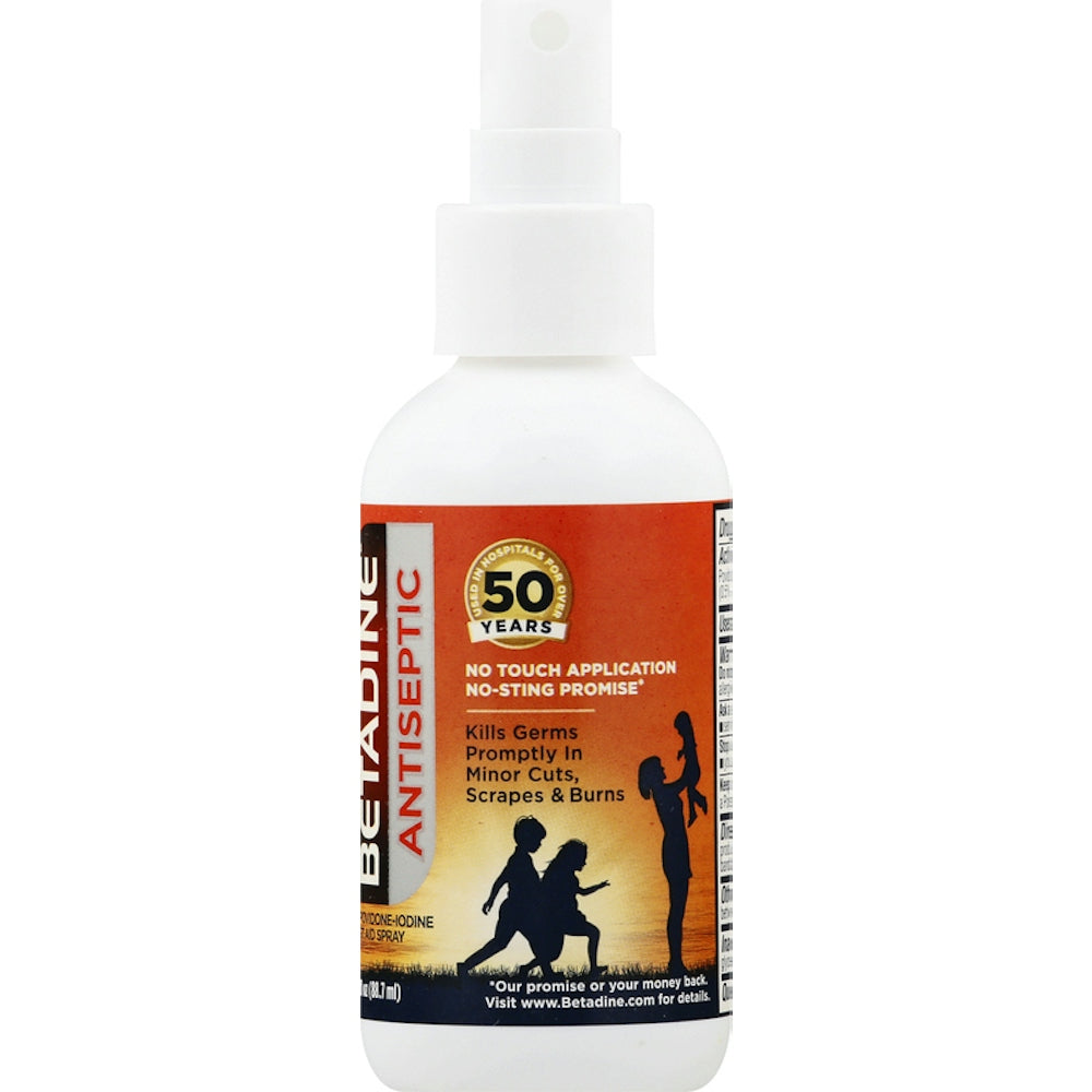 Betadine First Aid Antiseptic Spray - 3 Oz