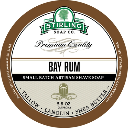 Collection de rasage Bay Rum de Stirling Soap Co.