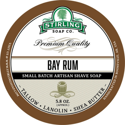 Collection de rasage Bay Rum de Stirling Soap Co.