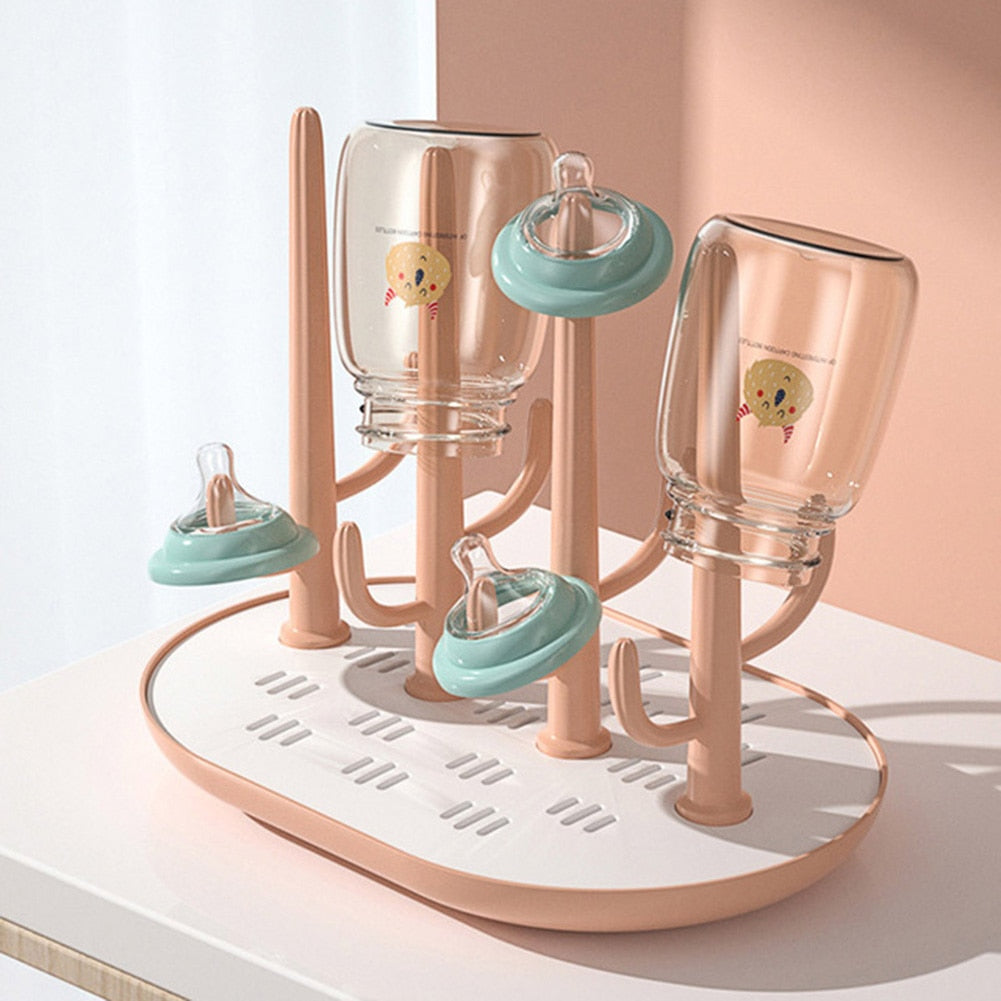 Baby Bottles Dryer Milk Bottle Drain Rack Bottle Rack Drying  Washing Drying Feeding Bottles Dryer for Space Saving - Korvel
