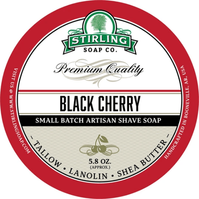 Collection de rasage Black Cherry de Stirling Soap Co.