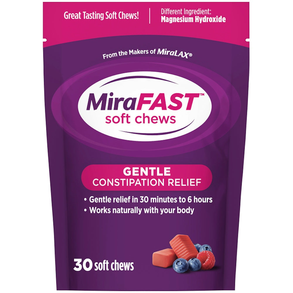MiraFast Gentle Constipation Relief Chews