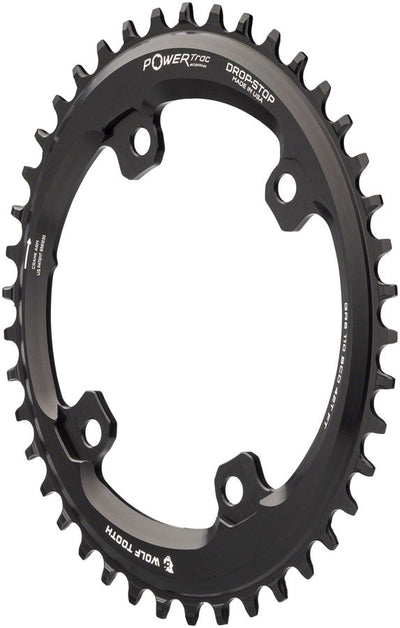 Wolf Tooth Elliptical Chainring for Shimano GRX - 42t Black