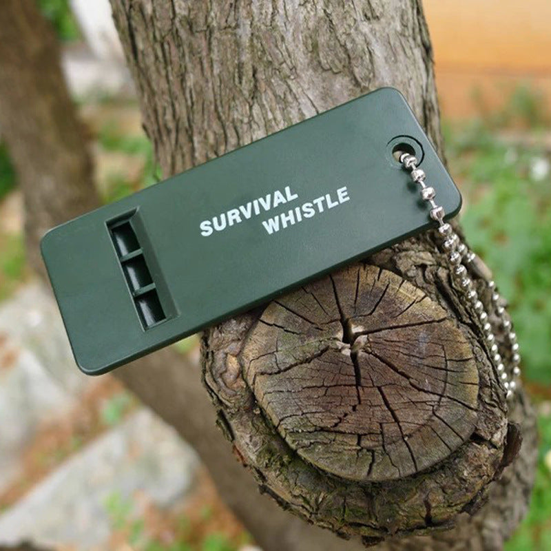 Whistle Three Frequency Outdoor Hiking Camping Mountaineering Seeking First Aid Whistle High Frequency Survivor Portable Whistle - Korvel