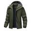 Manteau à capuche chaud grande taille pour hommes