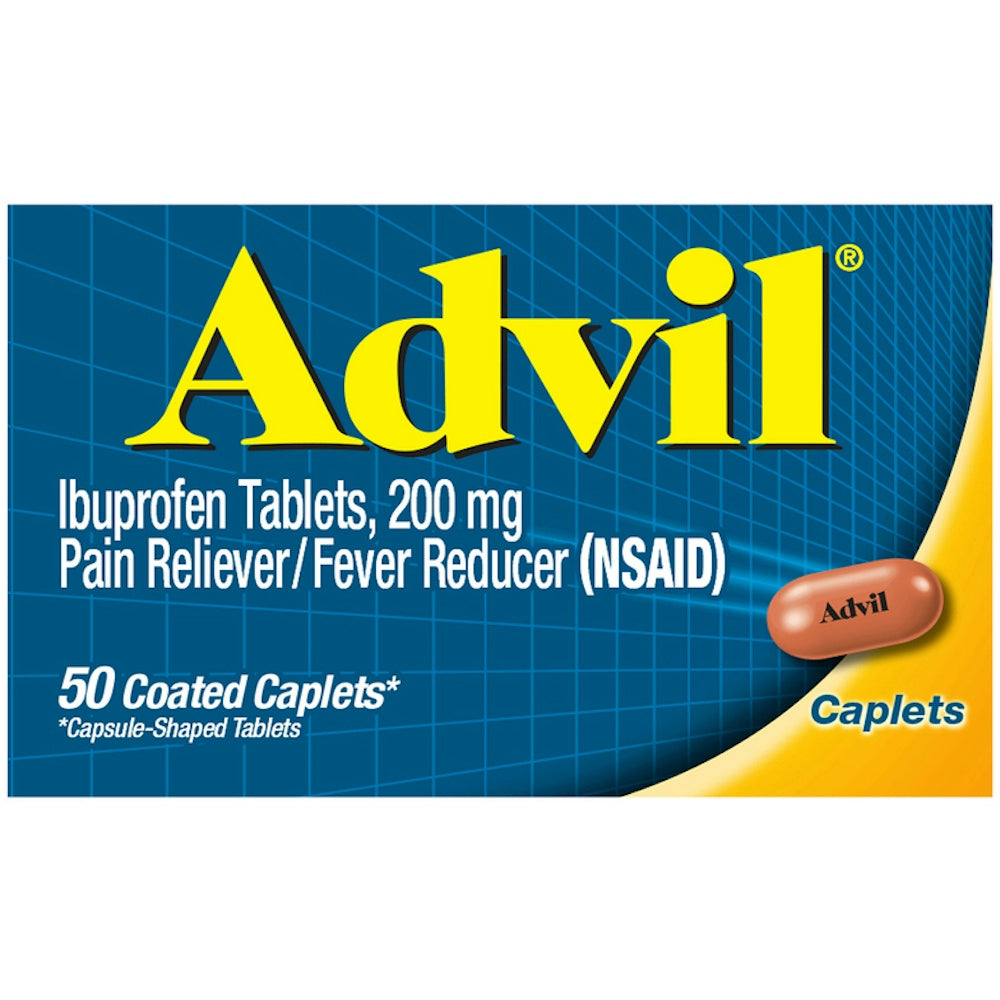 Advil Alivio del Dolor y Reductor de Fiebre 200 Mg Comprimidos - 50 Conteo